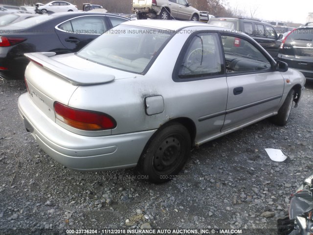 JF1GM43571H401328 - 2001 SUBARU IMPREZA L SILVER photo 4