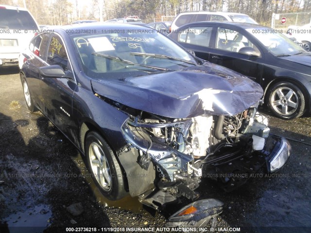 1G1ZB5ST7GF338405 - 2016 CHEVROLET MALIBU LS BLUE photo 1