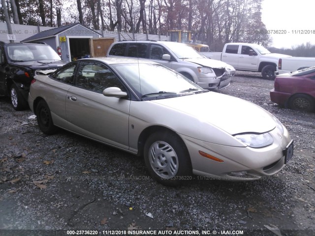 1G8ZY12771Z343606 - 2001 SATURN SC2 GOLD photo 1