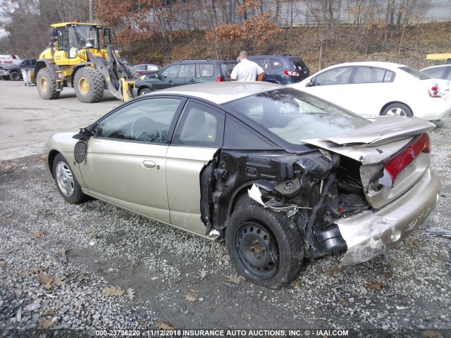 1G8ZY12771Z343606 - 2001 SATURN SC2 GOLD photo 3