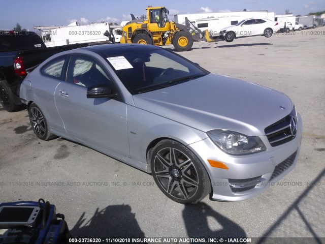 WDDGJ4HB9DG070432 - 2013 MERCEDES-BENZ C 250 SILVER photo 1