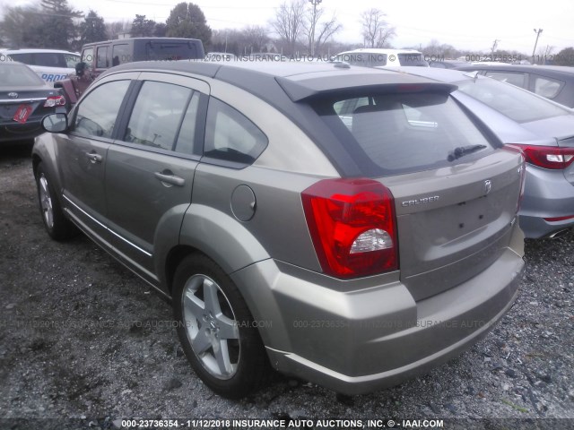 1B3HE78K18D681424 - 2008 DODGE CALIBER R/T GOLD photo 3