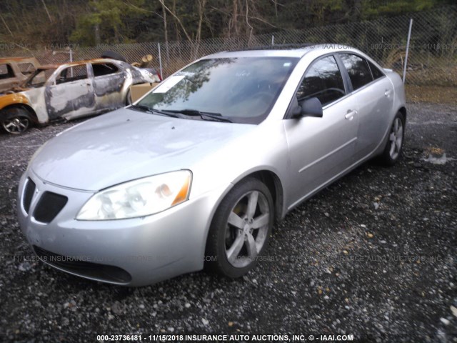 1G2ZH528854170191 - 2005 PONTIAC G6 GT SILVER photo 2