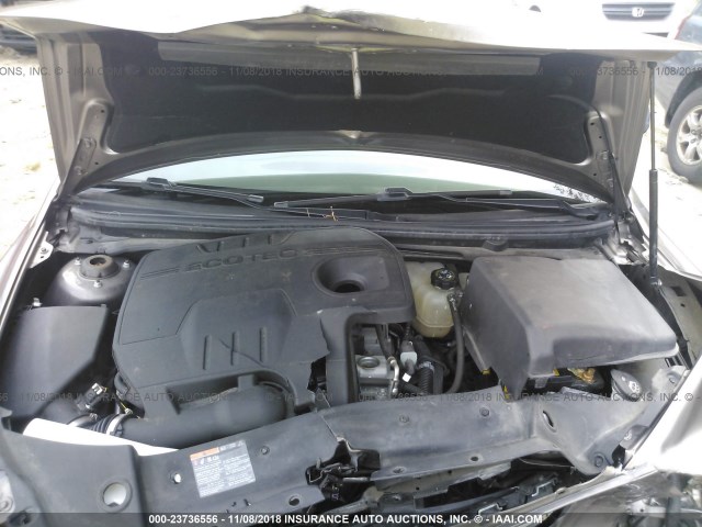 1G1ZC5E11BF399474 - 2011 CHEVROLET MALIBU 1LT BROWN photo 10