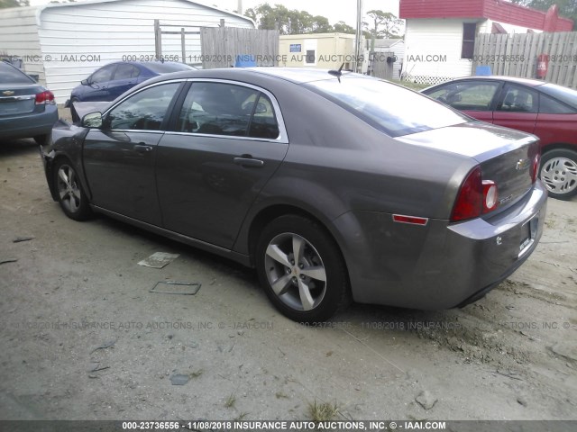 1G1ZC5E11BF399474 - 2011 CHEVROLET MALIBU 1LT BROWN photo 3
