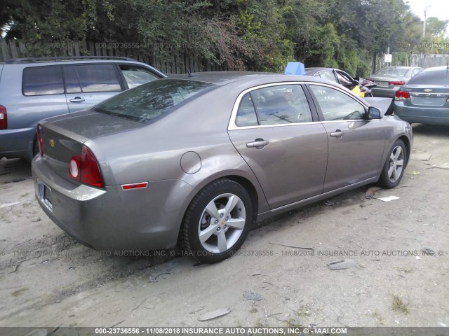 1G1ZC5E11BF399474 - 2011 CHEVROLET MALIBU 1LT BROWN photo 4