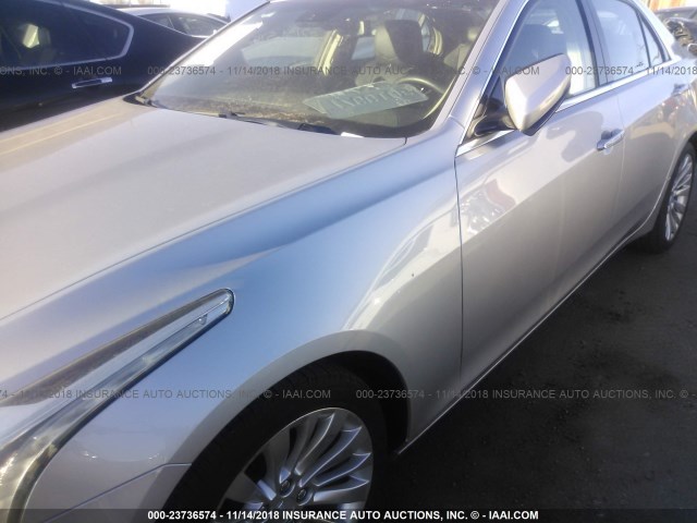 1G6AS5SS4J0112556 - 2018 CADILLAC CTS PREMIUM LUXURY SILVER photo 6