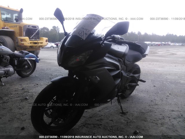 JKAEXEE12EDA15791 - 2014 KAWASAKI EX650 E BLACK photo 2