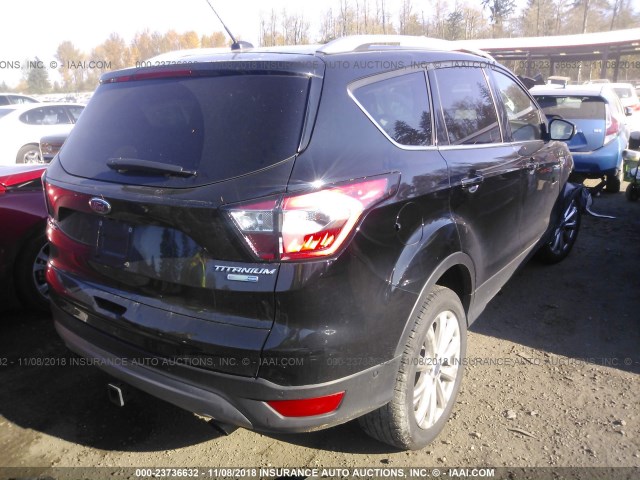 1FMCU9J99HUE24358 - 2017 FORD ESCAPE TITANIUM BLACK photo 4