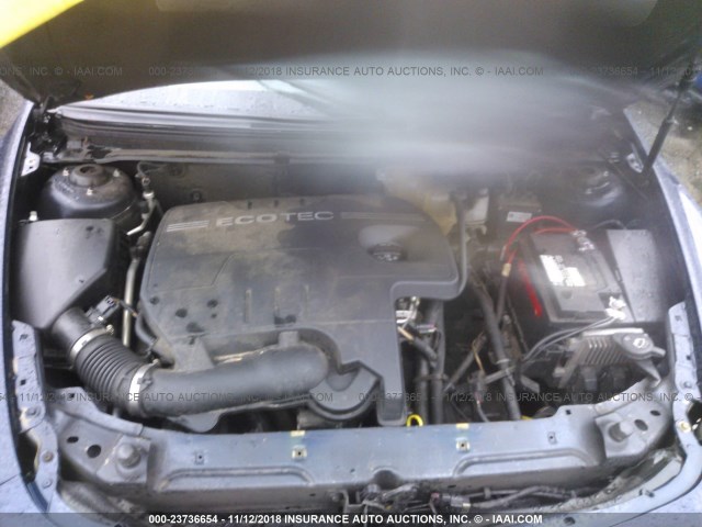 1G1ZH57B48F180752 - 2008 CHEVROLET MALIBU 1LT Dark Blue photo 10