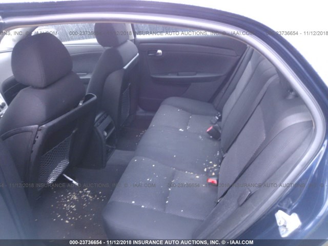 1G1ZH57B48F180752 - 2008 CHEVROLET MALIBU 1LT Dark Blue photo 8
