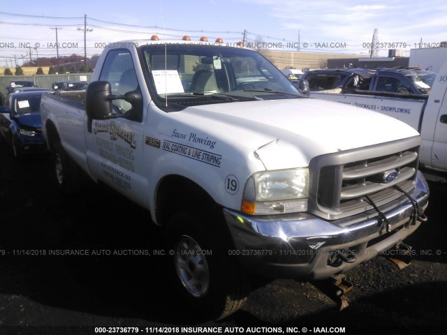 1FTSF31L24EC92891 - 2004 FORD F350 SRW SUPER DUTY WHITE photo 1