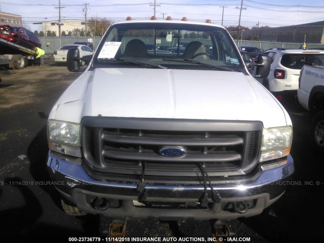 1FTSF31L24EC92891 - 2004 FORD F350 SRW SUPER DUTY WHITE photo 6