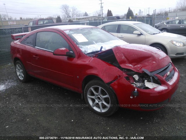 1G1AL15F677287109 - 2007 CHEVROLET COBALT LT RED photo 1