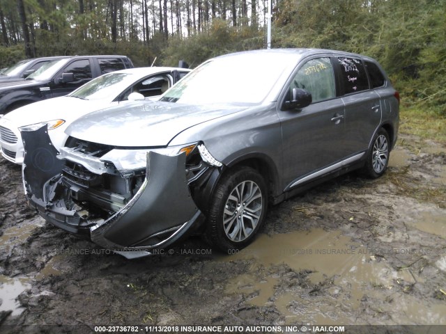 JA4AD2A38JZ058216 - 2018 MITSUBISHI OUTLANDER ES GRAY photo 2