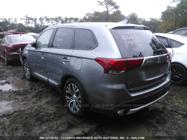 JA4AD2A38JZ058216 - 2018 MITSUBISHI OUTLANDER ES GRAY photo 3