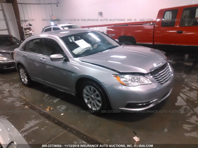 1C3CCBBB5DN593818 - 2013 CHRYSLER 200 TOURING SILVER photo 1