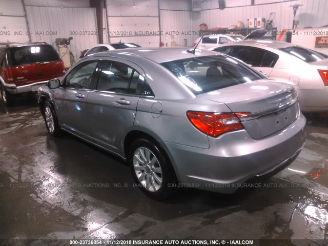 1C3CCBBB5DN593818 - 2013 CHRYSLER 200 TOURING SILVER photo 3