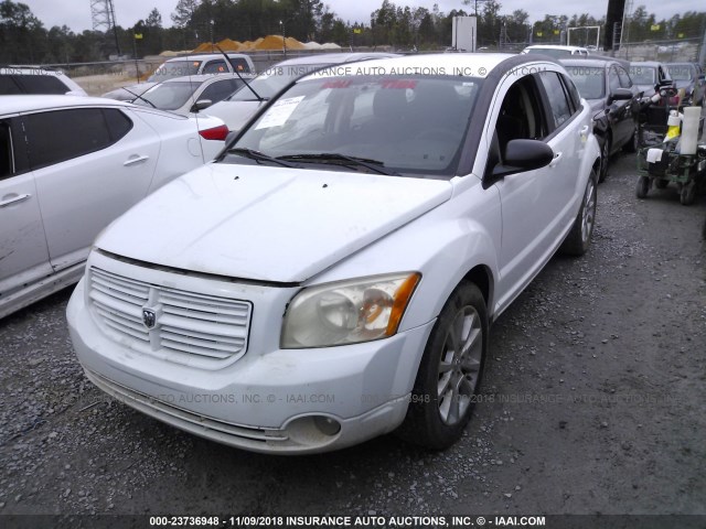 1B3CB5HA6BD139922 - 2011 DODGE CALIBER HEAT WHITE photo 2