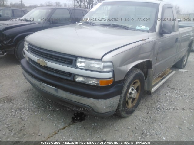 1GCEC14W21Z332472 - 2001 CHEVROLET SILVERADO C1500 TAN photo 6