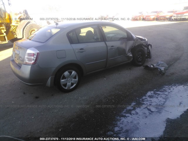 3N1AB61E27L678647 - 2007 NISSAN SENTRA 2.0/2.0S/2.0SL GRAY photo 4