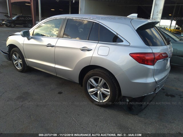 5J8TB4H55DL005439 - 2013 ACURA RDX TECHNOLOGY SILVER photo 3