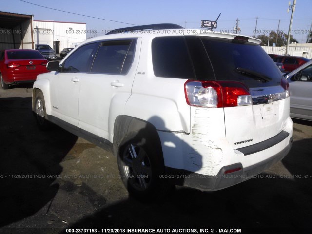 2GKALREK0F6104602 - 2015 GMC TERRAIN SLE WHITE photo 3