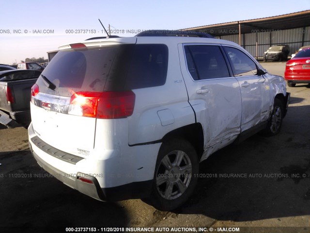 2GKALREK0F6104602 - 2015 GMC TERRAIN SLE WHITE photo 4