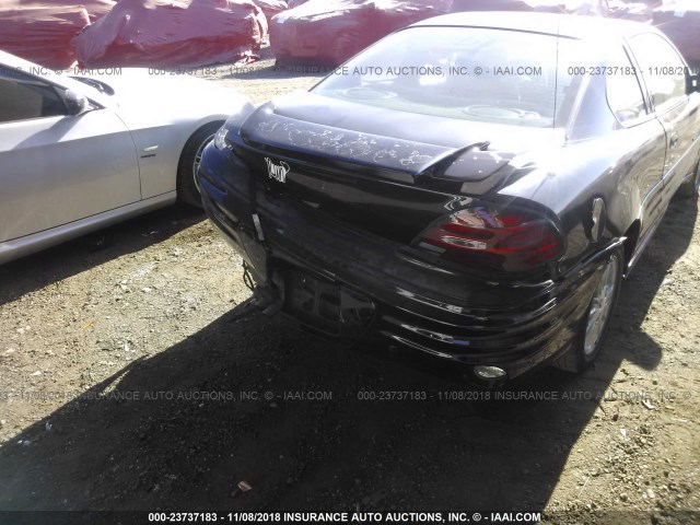 1G2NF12T5YM832556 - 2000 PONTIAC GRAND AM SE1 BLACK photo 6