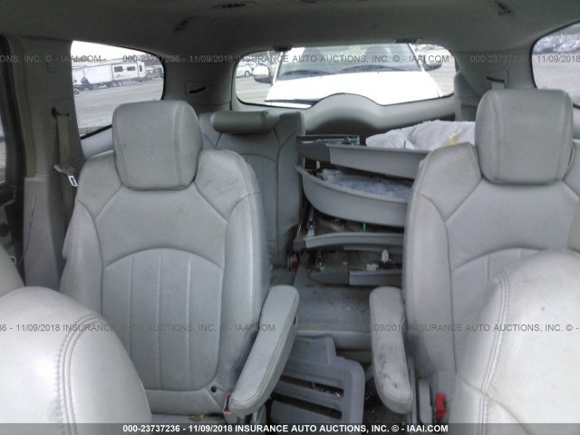 5GAEV23D19J121274 - 2009 BUICK ENCLAVE CXL SILVER photo 8