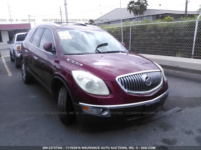 5GAEV23718J115130 - 2008 BUICK ENCLAVE CXL RED photo 1