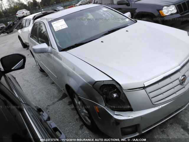 1G6DP577370112866 - 2007 CADILLAC CTS HI FEATURE V6 SILVER photo 1