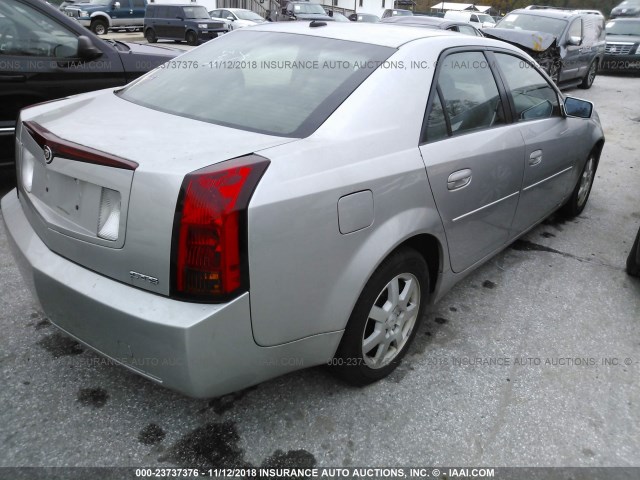 1G6DP577370112866 - 2007 CADILLAC CTS HI FEATURE V6 SILVER photo 4