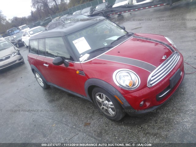 WMWZF3C50DT490343 - 2013 MINI COOPER CLUBMAN RED photo 1