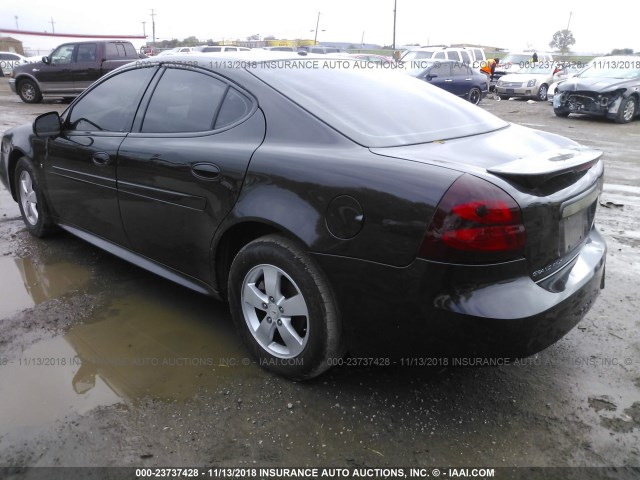 2G2WP552781121318 - 2008 PONTIAC GRAND PRIX Қара фото 3