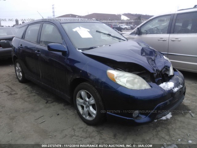 2T1LR32E05C449334 - 2005 TOYOTA COROLLA MATRIX XR BLUE photo 1