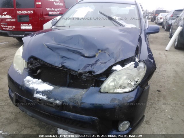 2T1LR32E05C449334 - 2005 TOYOTA COROLLA MATRIX XR BLUE photo 6