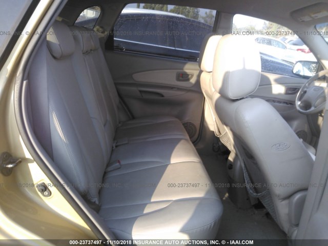 KM8JN12D55U054840 - 2005 HYUNDAI TUCSON GLS/LX GOLD photo 8