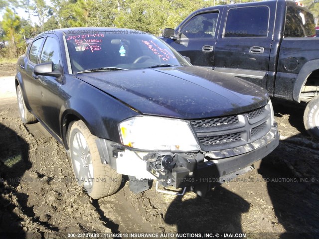 1C3CDZAB9DN547965 - 2013 DODGE AVENGER SE BLACK photo 6