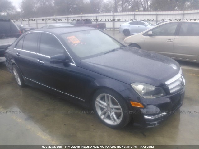 WDDGF8AB8DR288630 - 2013 MERCEDES-BENZ C 300 4MATIC 蓝色 照片 1