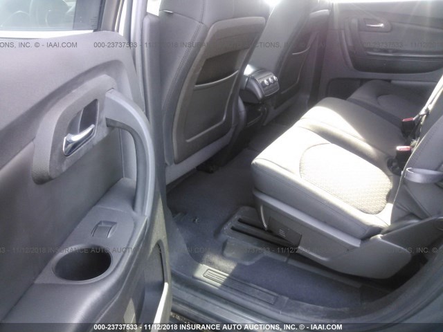 1GNKRGED9BJ184359 - 2011 CHEVROLET TRAVERSE LT GRAY photo 8