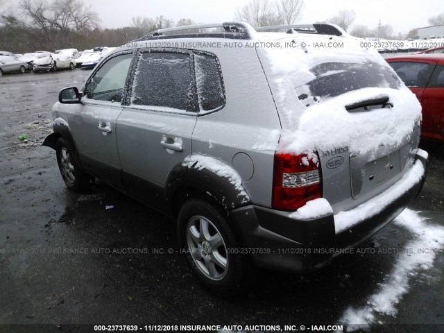 KM8JN72D75U135292 - 2005 HYUNDAI TUCSON GLS/LX GRAY photo 3