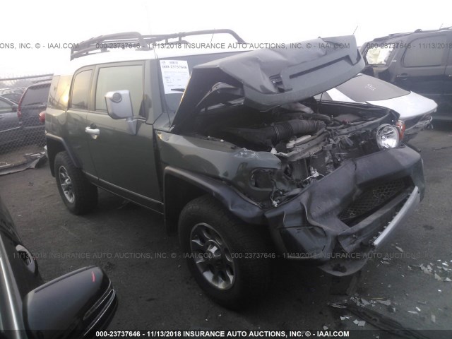 JTEBU4BF0AK081458 - 2010 TOYOTA FJ CRUISER GREEN photo 1