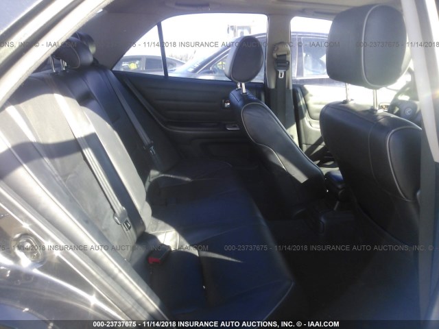 JTHBD192650094253 - 2005 LEXUS IS 300 GRAY photo 8