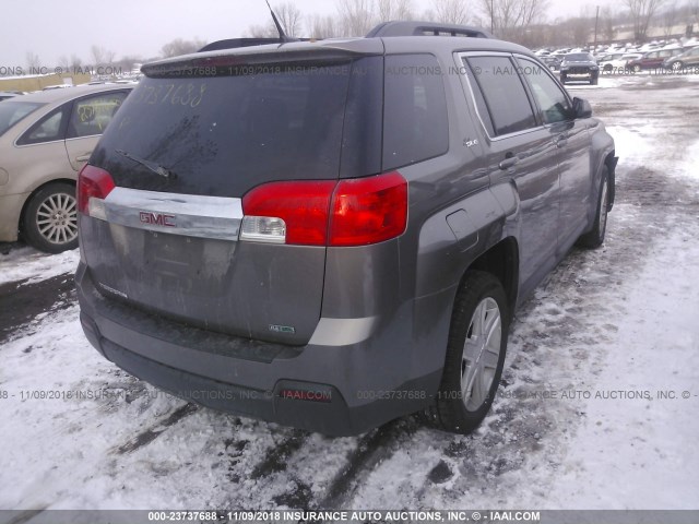 2GKALSEK2C6180700 - 2012 GMC TERRAIN SLE BROWN photo 4