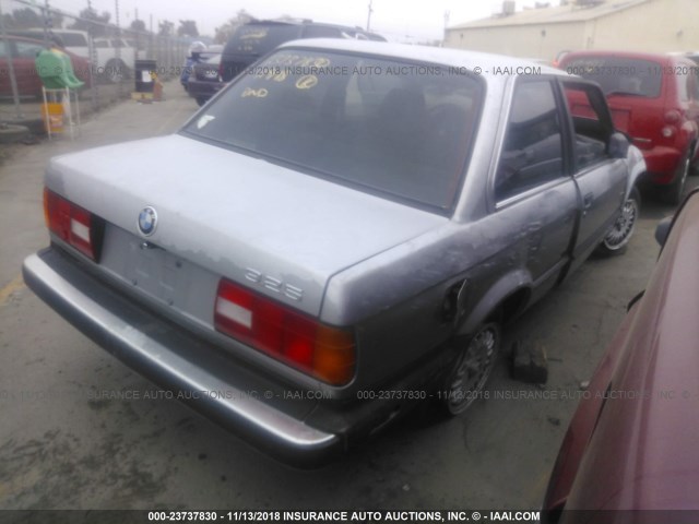 WBAAB6402J1689883 - 1988 BMW 325 AUTOMATIC GRAY photo 4