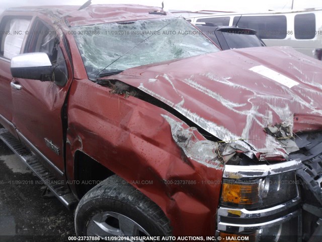 3GCPCSECXFG181570 - 2015 CHEVROLET SILVERADO C1500 LTZ ORANGE photo 6