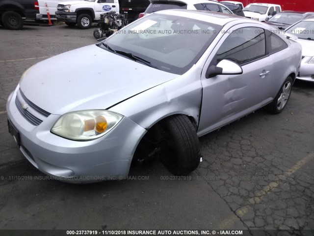 1G1AM18B287108135 - 2008 CHEVROLET COBALT SPORT SILVER photo 2