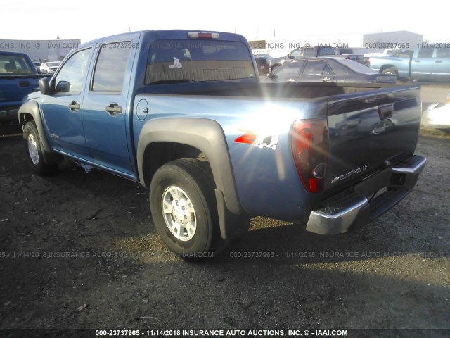 1GCDT136758145396 - 2005 CHEVROLET COLORADO BLUE photo 3