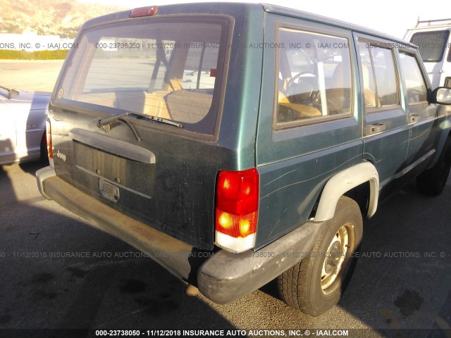 1J4FT28S0WL233560 - 1998 JEEP CHEROKEE SE GREEN photo 6